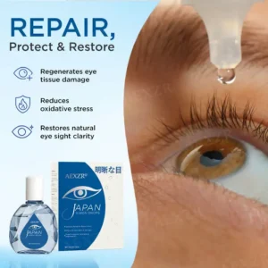 🌟 Official Store | AEXZR® Japan Vision Drops - Rapidly Heals All Eye Conditions & Restores Vision
