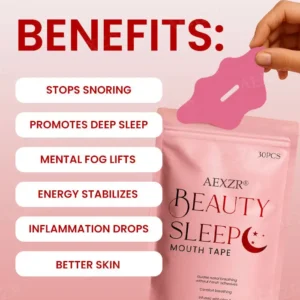 AEXZR® Beauty Sleep Mouth Tape - LIMITED TIME OFFER | Titktok Main Character Energy Unlocked 💅