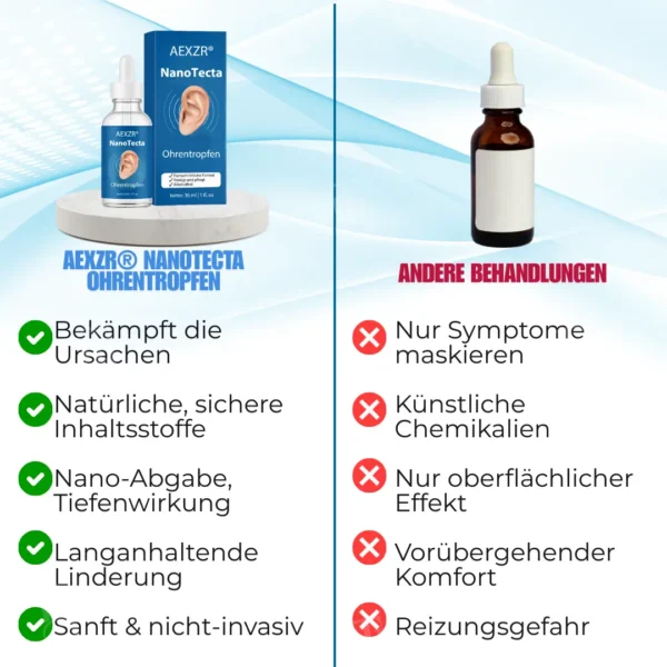🌟 Offizieller Shop | AEXZR® NanoTecta Ohrentropfen