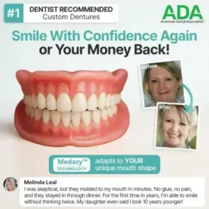 【OFFICIAL STORE】Medazy™ Custom-Fit Full Functional Dentures