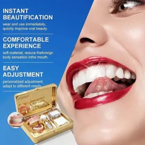 FOMONEST™ Medical Full Denture with Strong Suctiond Custom-Fit Full Functional Dentures