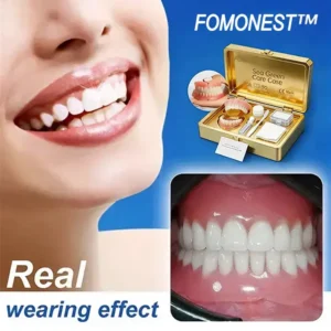 FOMONEST™ Medical Full Denture with Strong Suctiond Custom-Fit Full Functional Dentures